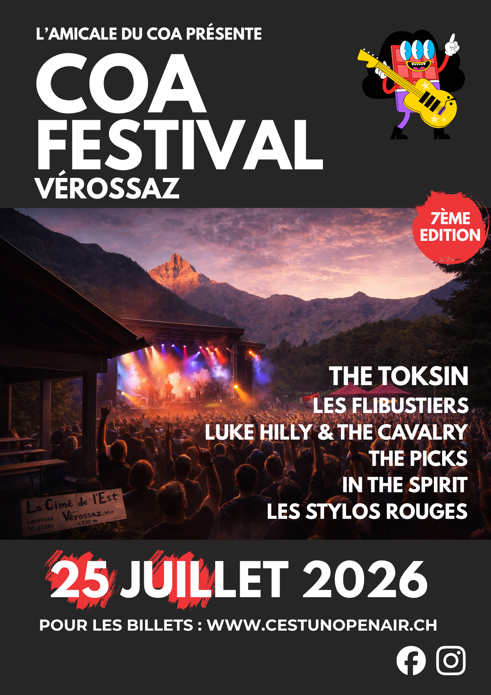 COA Festival 2026 - Groupes